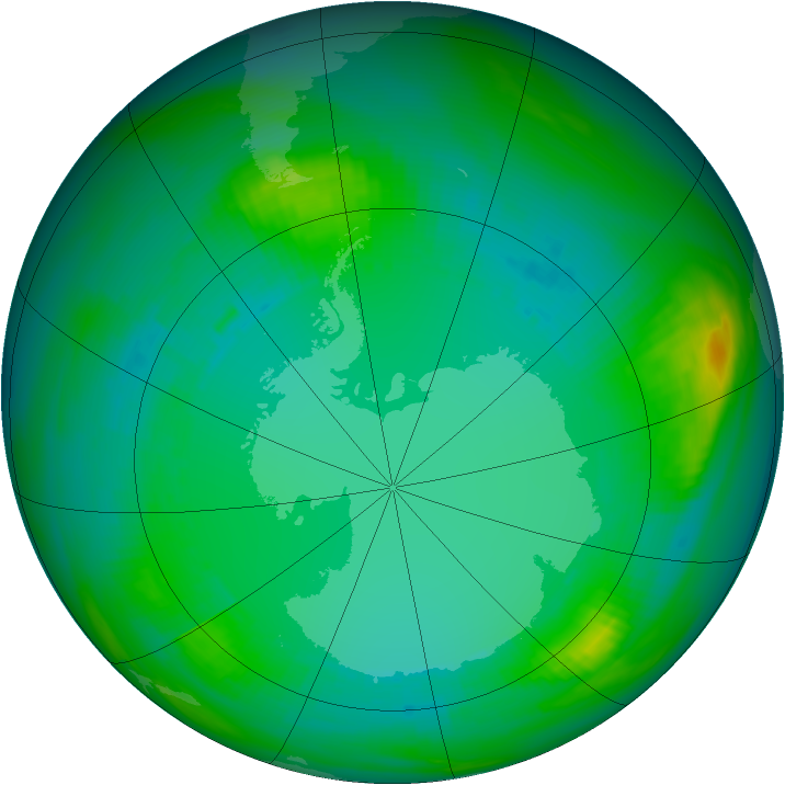Ozone Map 1983-08-05